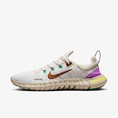 nike free rn 5.0 next nature prm [dz3191-100] 男 慢跑鞋 赤足 運動 米白