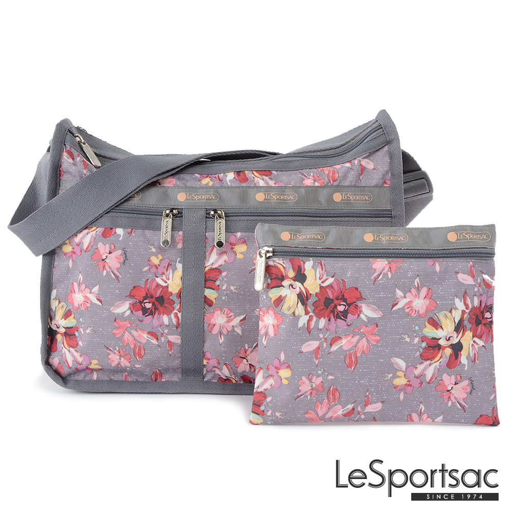 LeSportsac - Standard雙口袋A4大書包-附化妝包 (吉普賽玫瑰)