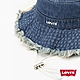 Levis 男女同款 丹寧漁夫帽 / 貓鬚破壞帽緣 / 精工刺繡Logo product thumbnail 1