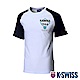 K-SWISS Raglan Tee印花短袖T恤-男-白/藍 product thumbnail 1