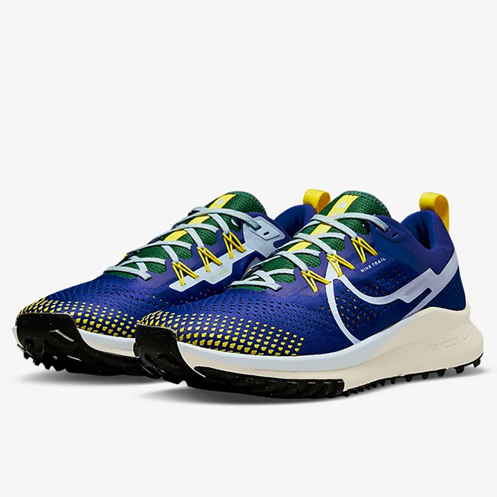 NIKE REACT PEGASUS TRAIL 4 男鞋 慢跑鞋 輕盈 支撐 藍 DJ6158400