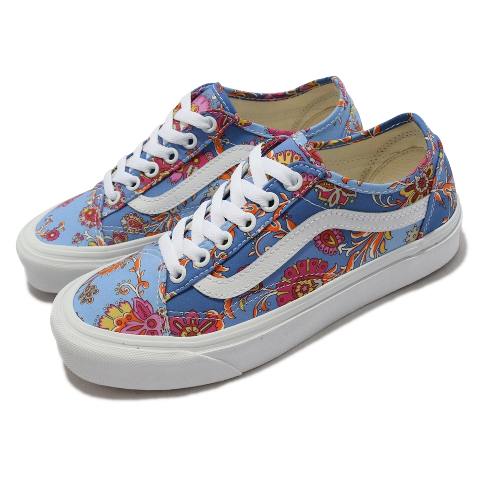 Vans 休閒鞋 Old Skool Tapered 女鞋 聯名 花布 板鞋 穿搭推薦 印花 彩 白 VN0A54F44TV