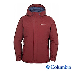 Columbia哥倫比亞 男款-Omni-HEAT鋁點保暖防水外套-紅