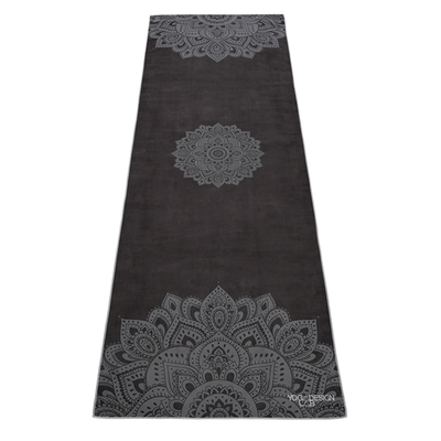 【Yoga Design Lab】Yoga Mat Towel 瑜珈鋪巾 - Mandala Black (濕止滑瑜珈鋪巾)