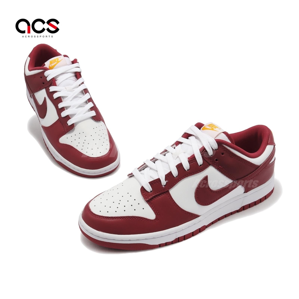 Nike Dunk Low Retro 男鞋Gym Red 紅白USC 南加州大學休閒鞋DD1391-602