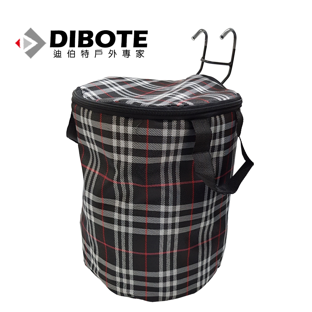 迪伯特DIBOTE 自行車用格紋寵物袋/前置物袋