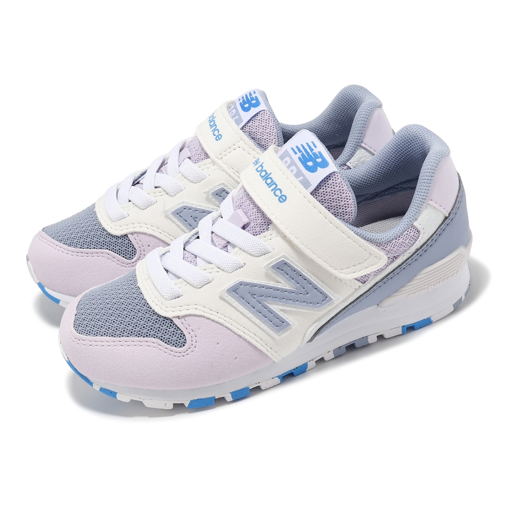 New Balance 休閒鞋 996 中童 寬楦 紫 藍 小朋友 透氣 輕量 魔鬼氈 運動鞋 NB YV996MH3-W