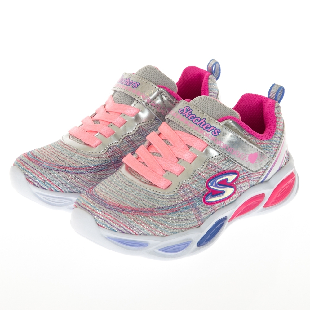 SKECHERS 女童系列 SHIMMER BEAMS 燈鞋 - 20300LSMLT