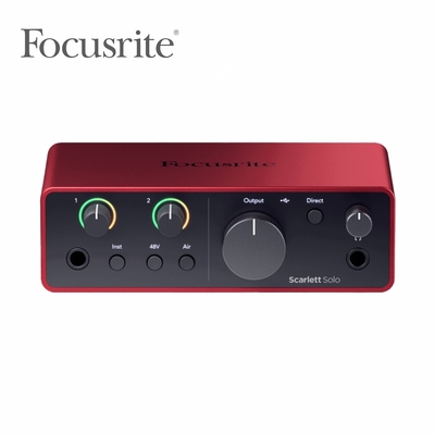 Focusrite Scarlett Solo 錄音介面 第四代