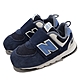 New Balance 休閒鞋 574 Wide 小童鞋 深藍色 NEW-B 學步鞋 經典 魔鬼氈 0-3歲 麂皮 NW574ND1-W product thumbnail 1