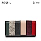 FOSSIL LOGAN 三折真皮拉鍊RFID長夾-狂野紋X多彩線條 SL7967191 product thumbnail 1