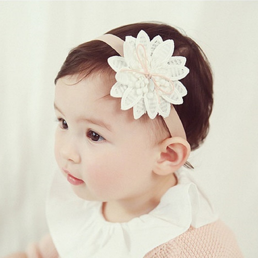 Baby童衣 新生兒髮帶 大花朵造型頭飾 寶寶頭帶 88768