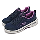 Skechers 休閒鞋 Go Walk Arch Fit 女鞋 健走 避震 緩衝 支撐 平衡 專利鞋墊 藍 紫 124484NVPR product thumbnail 2