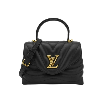 Louis Vuitton New Wave 牛皮手提兩用包(M21720-黑)