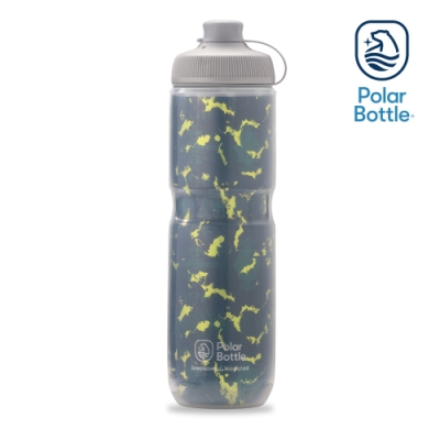 【Polar Bottle】24oz MUCK 雙層保冷噴射水壺 SHATTER 森綠