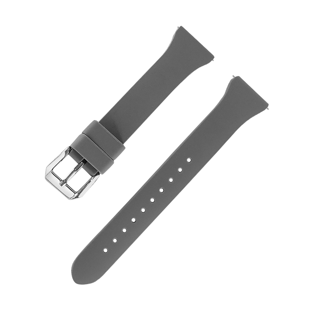 Watchband / 20.22mm / 各品牌通用 快拆 矽膠錶帶-粉/松綠/橄欖綠/白/黑/海軍藍/霧藍/紅/灰 (灰色)
