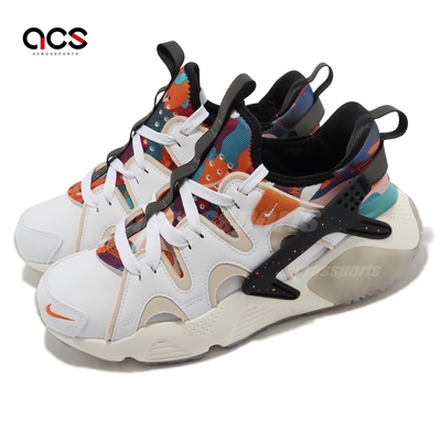 Nike 休閒鞋 Wmns Air Huarache CRAFT 女鞋 米白 橙色 襪套式 新春 武士鞋 FD4621-181