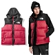 The North Face ICON 熱賣款_經典配色透氣保暖鵝絨背心_黑紅 product thumbnail 1