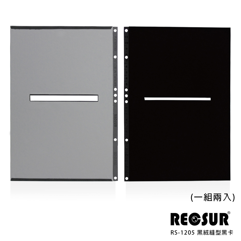 RECSUR 銳攝 RS-1205 EC-CARD 縫型黑灰卡(2卡/組)