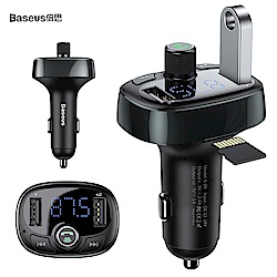 Baseus倍思 T貓頭 車載藍牙MP3充電器 車用藍牙FM發射器 MP3音樂播放器 車充