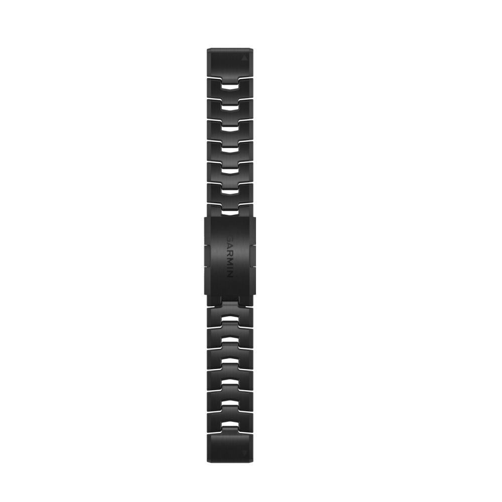 GARMIN QUICKFIT 22mm 石墨灰DLC鈦金錶帶