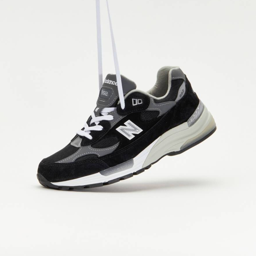 New Balance 休閒鞋M992EBD 潮流男女鞋紐巴倫復古美制復古情侶球鞋黑白