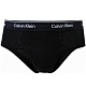 Calvin Klein ck Class fit 100%純棉低腰彈性男三角內褲-黑色 product thumbnail 1