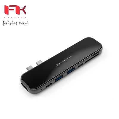 Feeltek 玻璃 7 in 1 USB-C Hub多功能隨身集線器