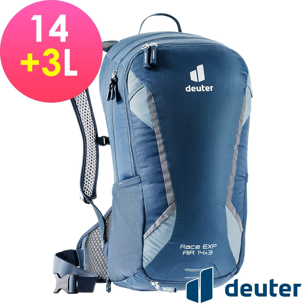 【deuter 德國】RACE EXP Air 14+3L自行車包3204421深藍/健行包/休閒旅遊包/輕量單車包