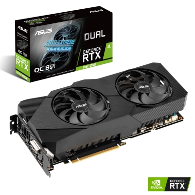 ASUS Dual GeForce RTX 2060 SUPER O8G EVO 顯示卡