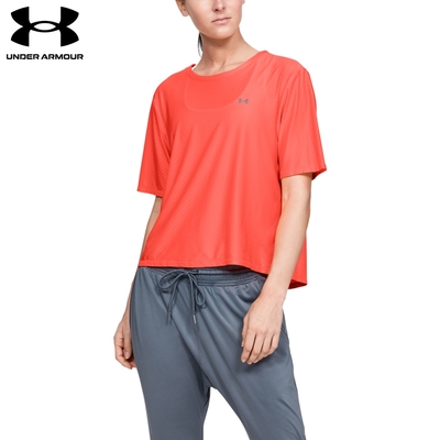 【UNDER ARMOUR】UA 女 Armour Sport短T-Shirt