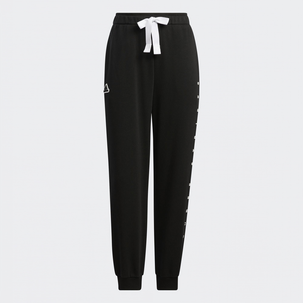 adidas 愛迪達 長褲 女款 運動褲 亞規 WORD SWT PANT 黑 IA5231(L4603)