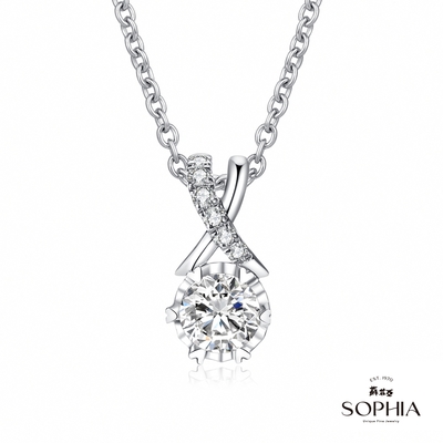 SOPHIA蘇菲亞珠寶 心願30分F/VS2 18K金鑽石項墜 暢貨出清