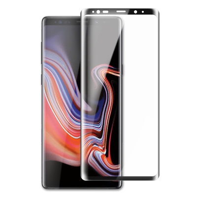 三星 Note9 曲面保護貼9H高硬度全膠貼合款 曲面黑 三星 Note9保護貼