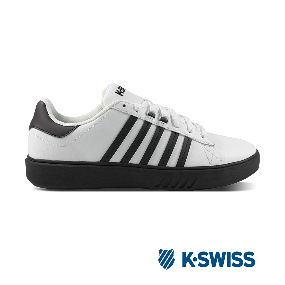 K-SWISS Pershing Court CMF 休閒運動鞋-男-白/黑