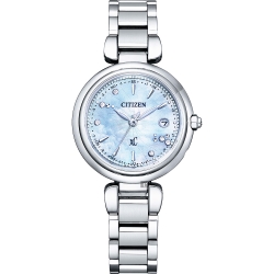 CITIZEN 星辰 XC 鈦金屬光動能電波女錶 新春送禮 ES9461-51W