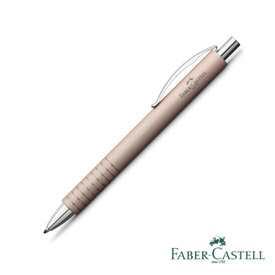 Faber-Castell ESSENTIO - 玫瑰金白夾 原子筆