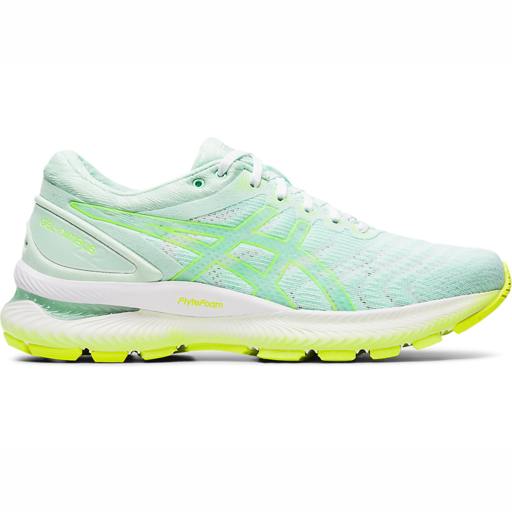 Asics Gel-nimbus 22 [1012A663-300] 女鞋 慢跑 運動 休閒 輕量 支撐 緩衝 彈力 綠