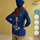 OUWEY歐薇 美式船錨刺繡長版針織外套(藍色；S-L)3233165344 product thumbnail 1