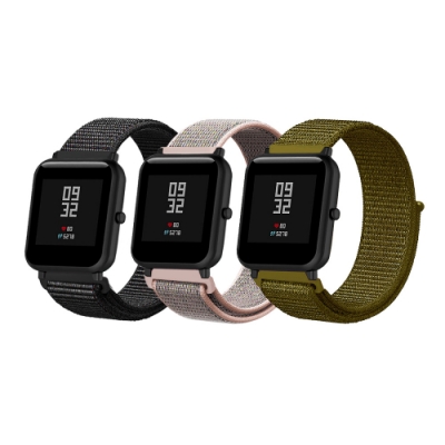 華米米動 Amazfit Bip Watch 20mm 尼龍織紋回環錶帶