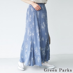 Green Parks 典雅花朵印花飄逸長裙