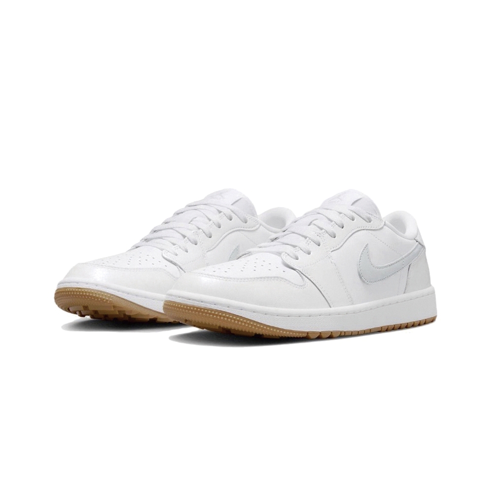 Nike Air Jordan 1 Low Golf White Gum 灰白高爾夫球鞋百搭款休閒鞋男