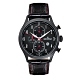 (福利品) GROVANA瑞士錶 當代系列三眼計時石英男錶(1192.9577)-黑面x黑色皮帶/42mm product thumbnail 1