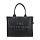 MARC JACOBS The Leather TOTE 皮革肩背托特包-大/黑 product thumbnail 1