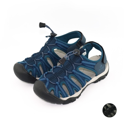 ARRIBA艾樂跑男鞋-防踢護趾耐磨戶外鞋-藍/黑(62533)