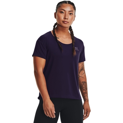 【UNDER ARMOUR】UA 女 Rush Energy 短T-Shirt