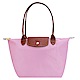 LONGCHAMP Le Pliage 長把摺疊水餃包(小/粉紅) product thumbnail 1