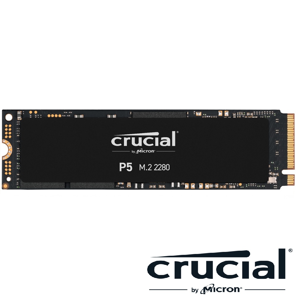 美光 Micron Crucial P5 500GB PCIe M.2 TLC 固態硬碟(讀：3400M/寫：3000M)