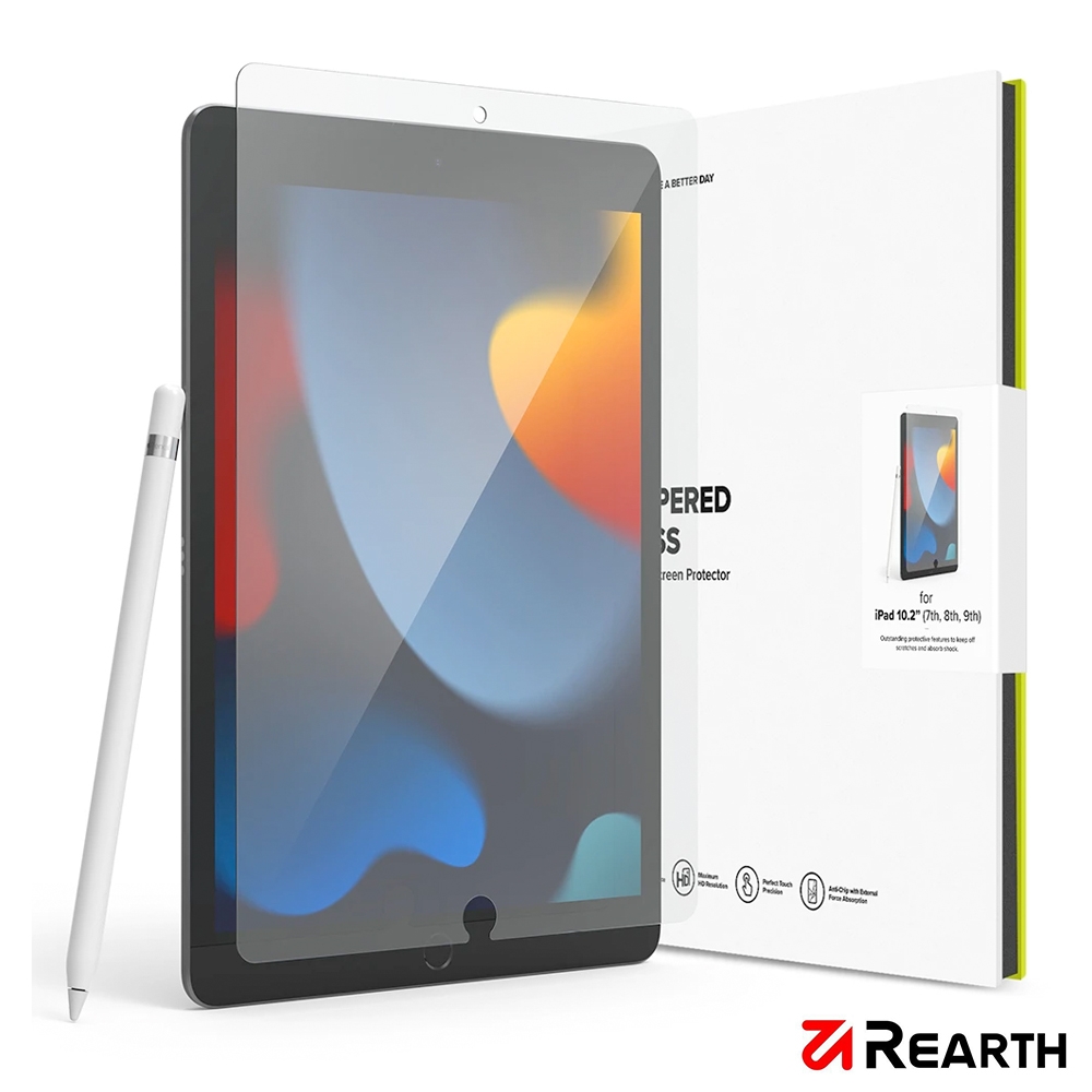 Rearth Ringke Apple iPad 7/8/9代(10.2寸) 強化玻璃保護貼