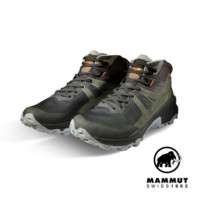 【Mammut 長毛象】Sertig II Mid GTX Men 中筒健行鞋 男款 深錫綠 #3030-04830